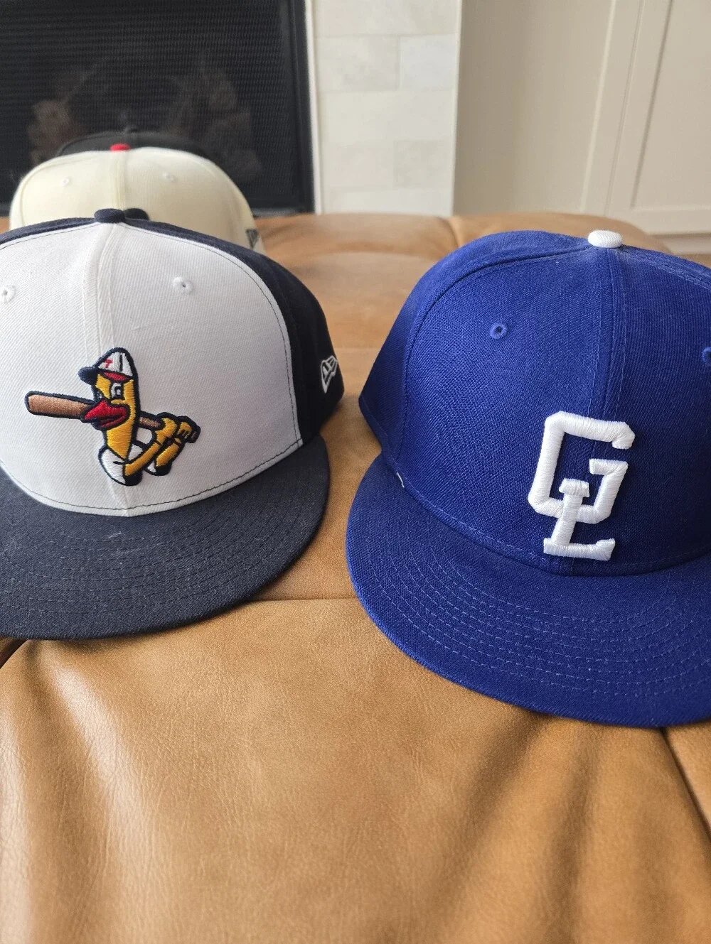 Lot Of 10 New Era 5950 MiLB Minor League Baseball Hats Size 8